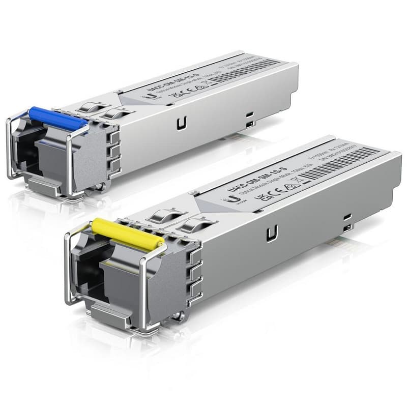 Ubiquiti Ubiquiti 1 Gbps Single-mode, Simplex LC Fibre Transceiver Pair UACC-OM-SM-1G-S-2