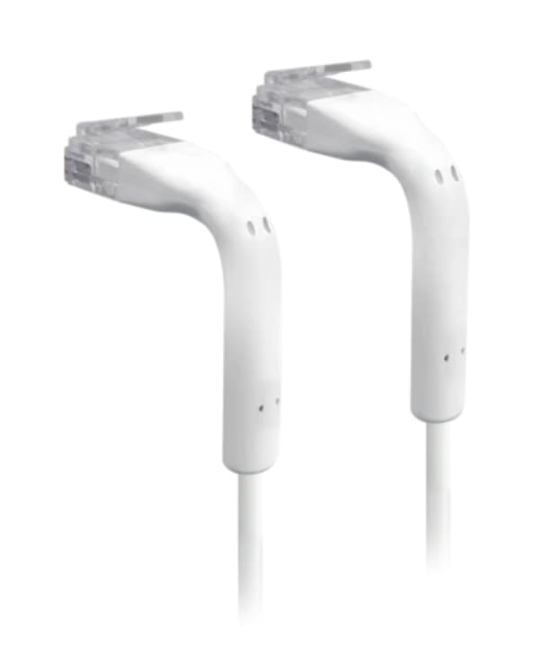 Ubiquiti UniFi White 2m patch cable with both end bendable RJ45 UC-Patch-2M-RJ45