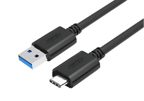 DYNAMIX USB Type C (USB-C) Male to USB Type A (USB-A) Male 1m Cable USB-02