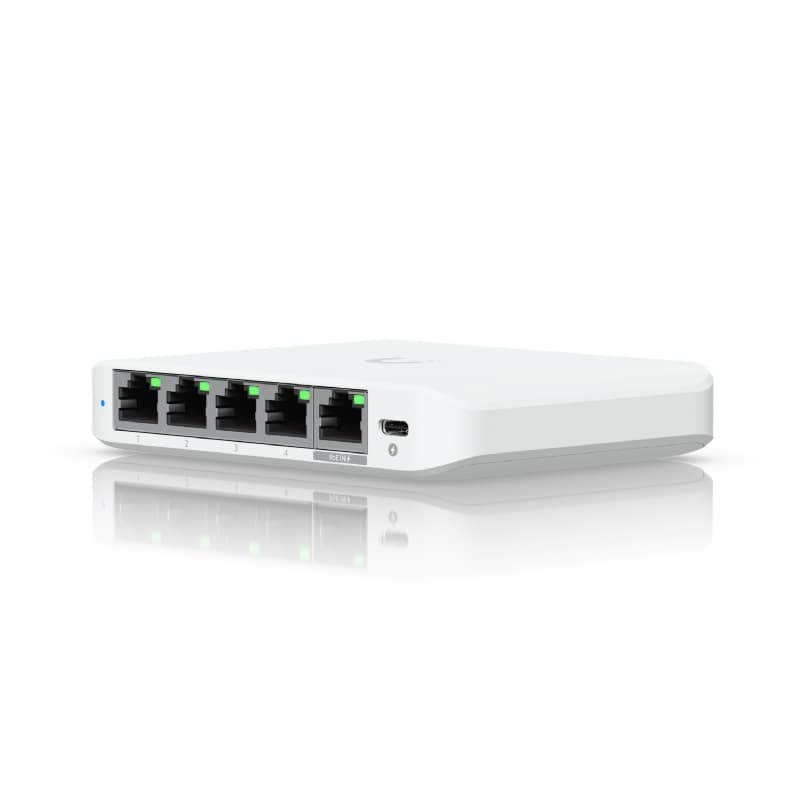 Ubiquiti Ubiquiti UniFi Flex Mini Compact, 5-port 2.5G switch USW-Flex-2.5G-5