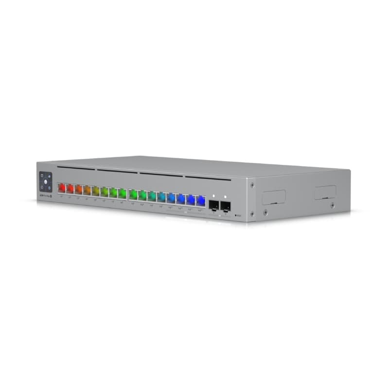 Ubiquiti Ubiquiti UniFi 16-port, Layer 3 Switch with Etherlighting, 2.5 GbE, PoE++ USW-Pro-Max-16-PoE