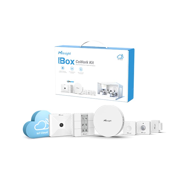 Milesight IoT Milesight Co-Work iBox Value Kit - LoRaWAN AU915/AS923 IoT Starter Kit iBox-CoWork-Kit