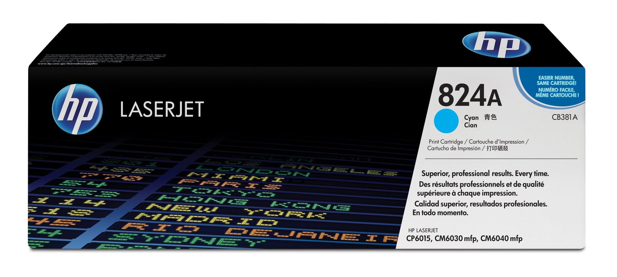 HP HP 824A CYAN LJ TONER CART CB381A 1004568
