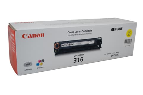 CANON CANON CART316Y YLLW TONER CART FOR LBP5050 1086285