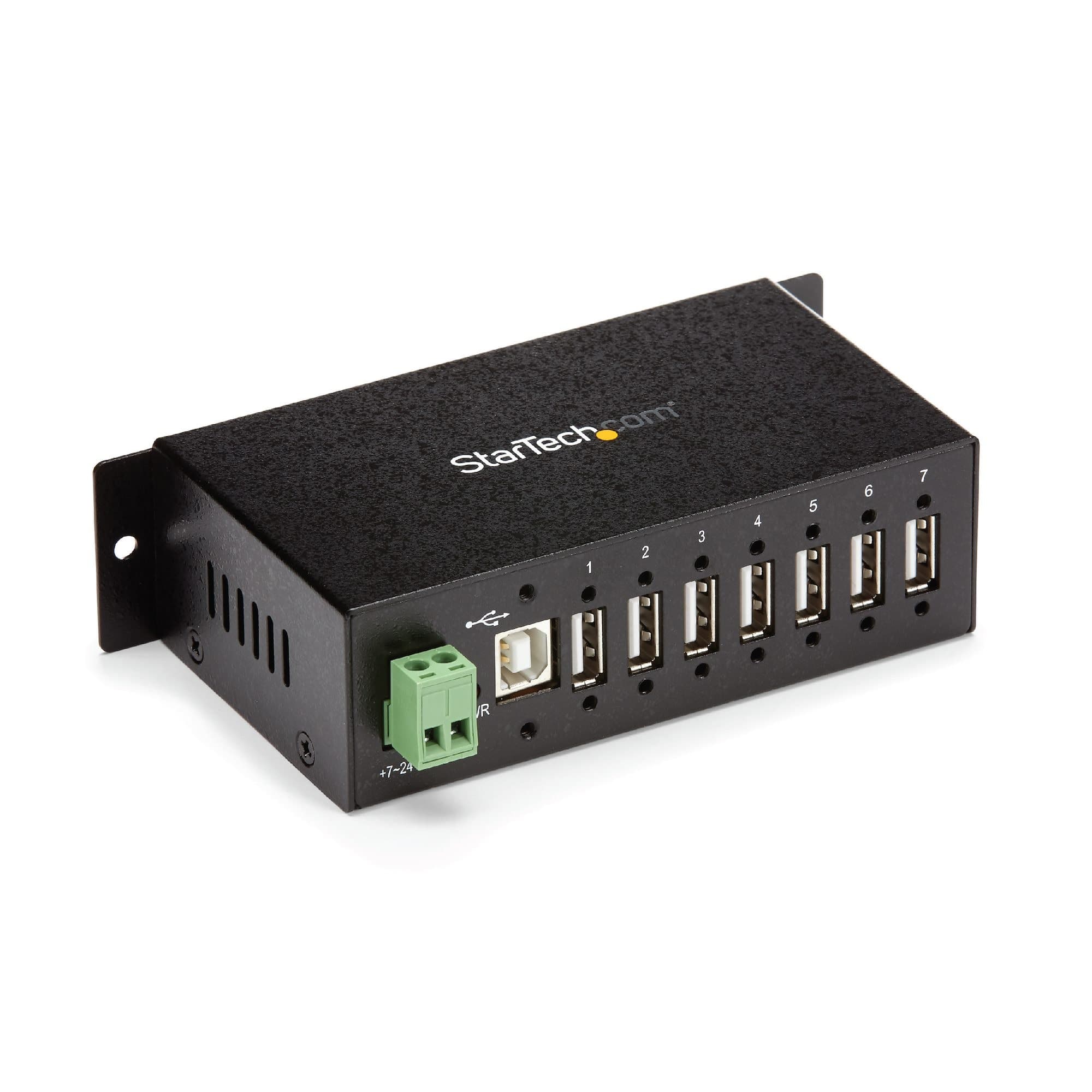 StarTech.com StarTech.com Mountable Industrial 7 Port USB Hub 1609726