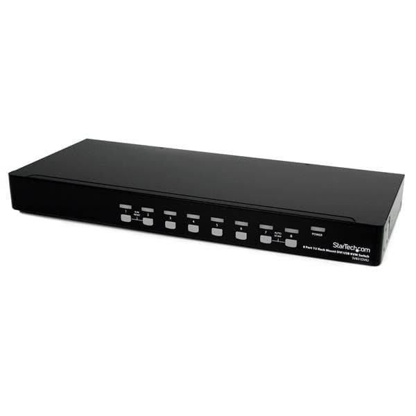 StarTech.com StarTech.com 8 Port 1U Rackmount DVI USB KVM Switch 1861421