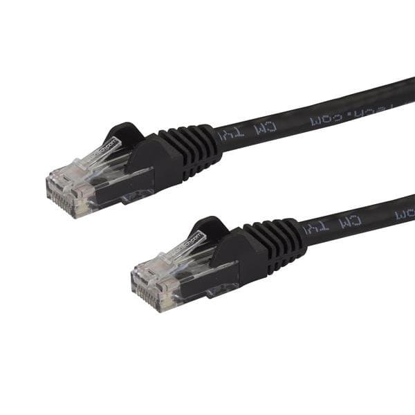 StarTech.com StarTech.com 0.5m Black Snagless Cat6 UTP Patch Cabl. 2086113