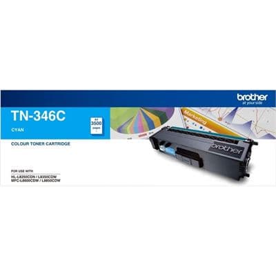 BROTHER BROTHER TN346C 3500 pages Cyan Toner 2690416