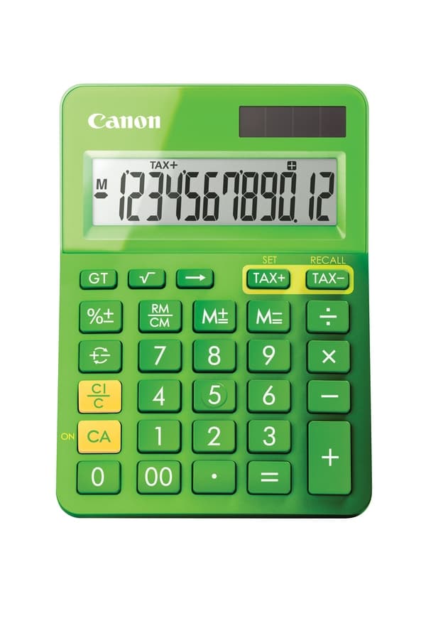 CANON CANON Green Desktop Tax Calculator 2955925