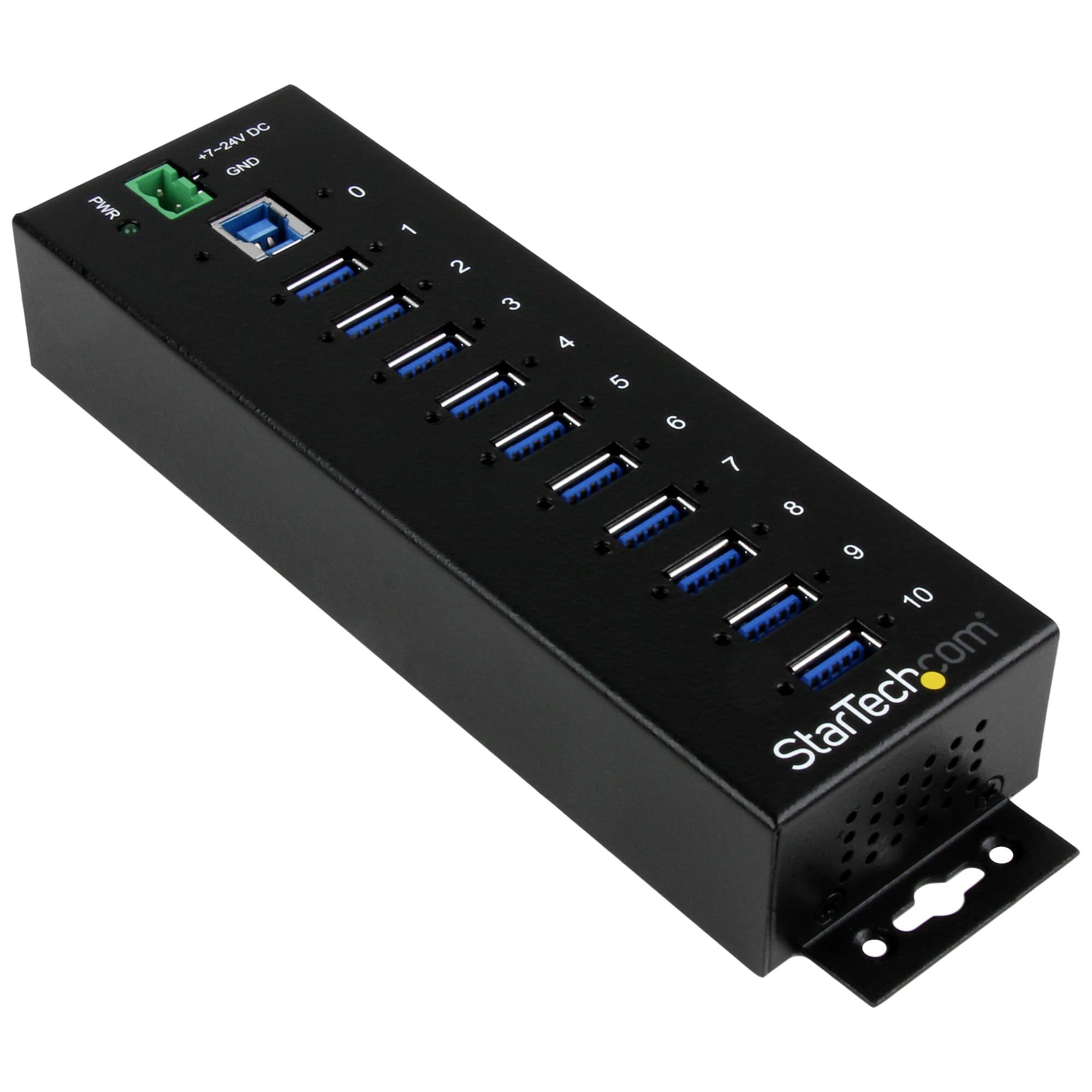 StarTech.com StarTech.com 10 Port Industrial USB 3.0 Hub - Metal 3098282