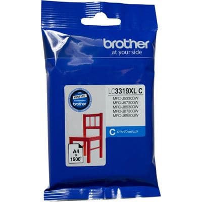 BROTHER BROTHER LC3319XLC HIGH YIELD CYAN 1500 PAGES 3517269