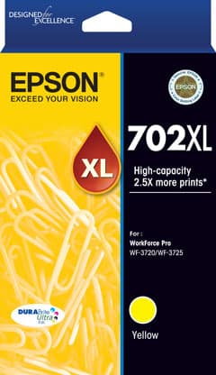 EPSON EPSON 702XL YELLOW DURABRITE INK 3740524