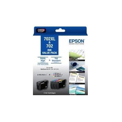EPSON EPSON 702XL BLK+702 STD CMY DURABRITE INK MP 3740526