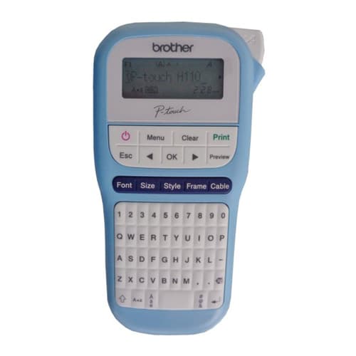 BROTHER BROTHER PTH110LB PTOUCH LABEL MAKER LIGHT BLUE 4039376