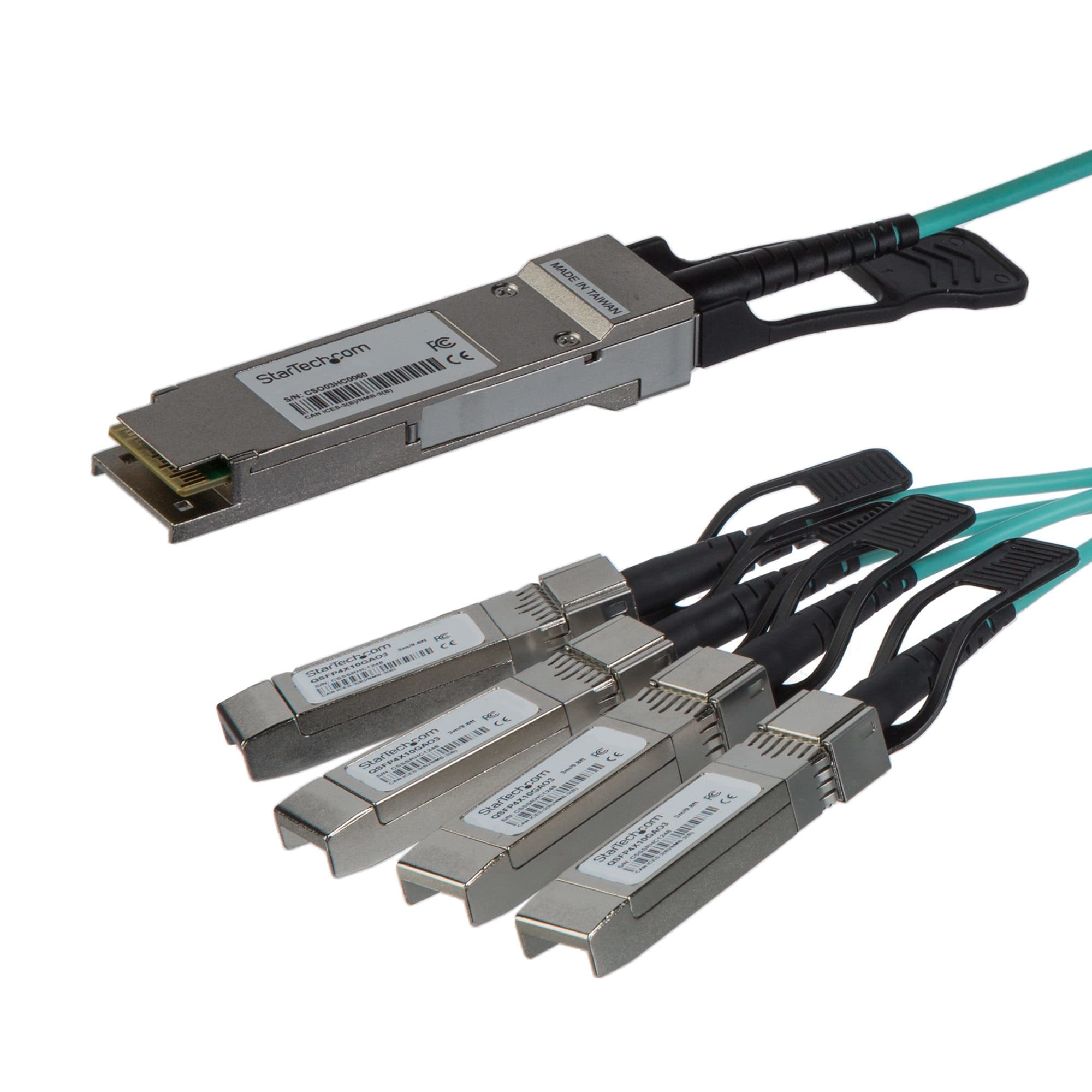 StarTech.com StarTech.com 3m QSFP+ Breakout Cable QSFP+ to 4 SFP+ 4085966