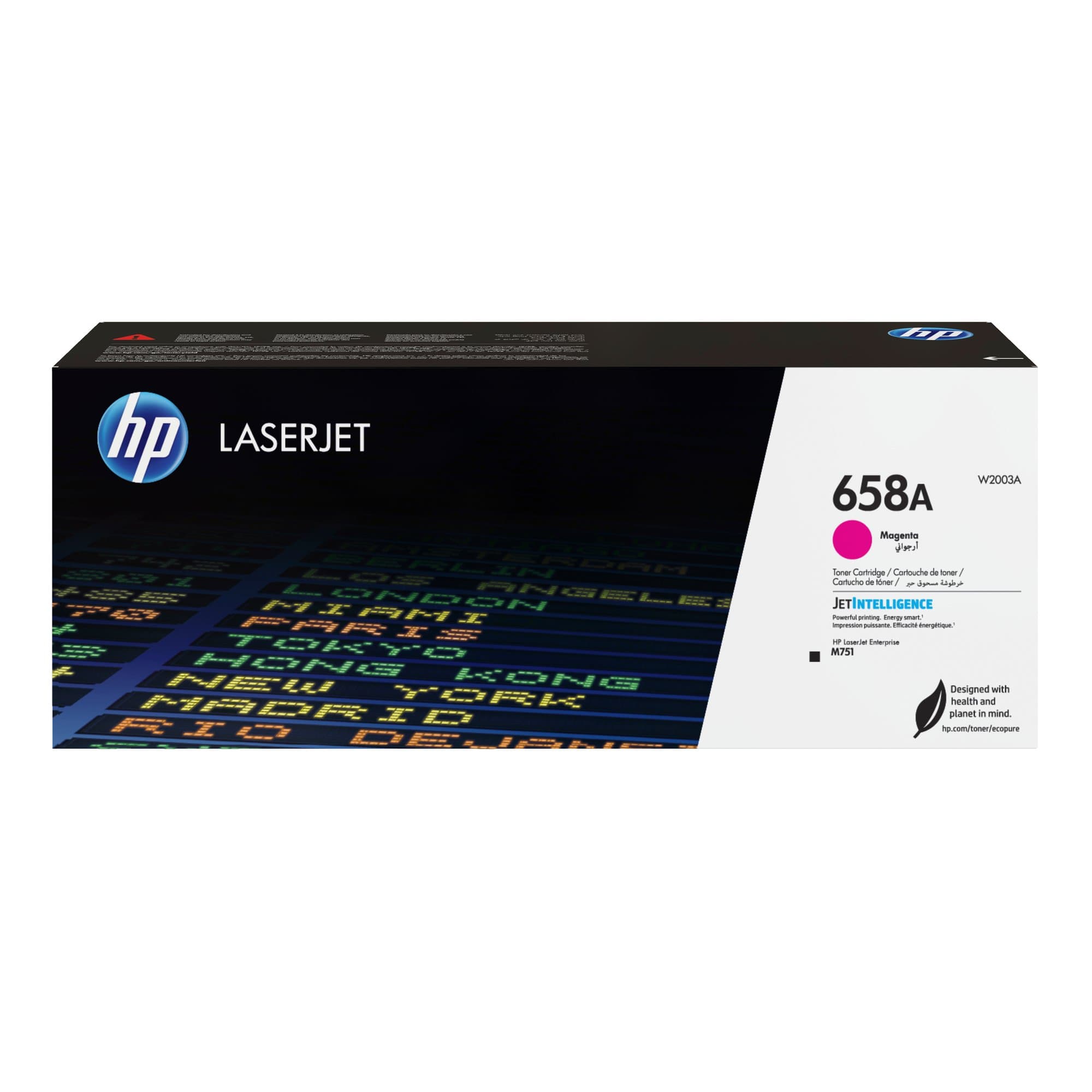 HP HP 658A Magenta LaserJet Toner Cartridge 4490837
