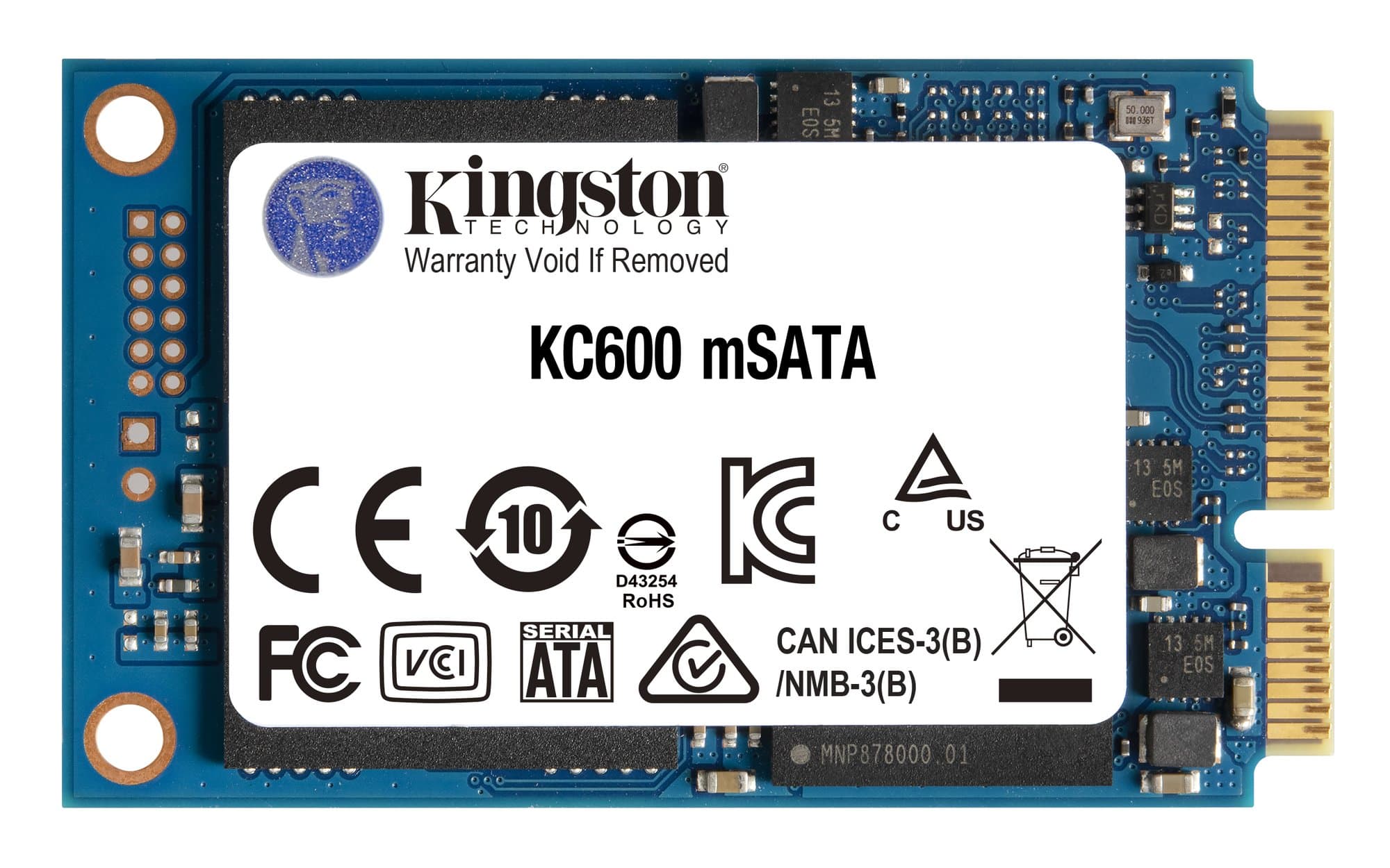 KINGSTON KINGSTON 512GB KC600MS SATA3 mSATA SSD ONLY DRIVE 5177556