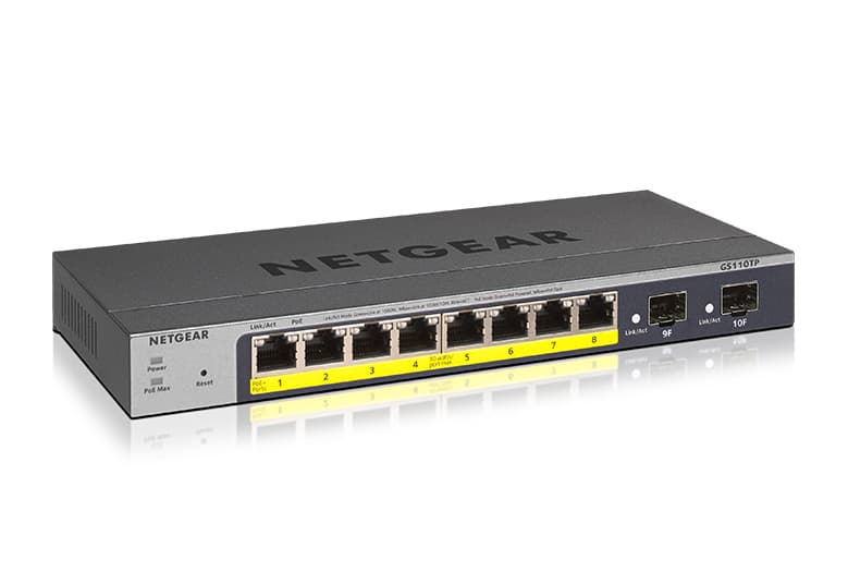 NETGEAR NETGEAR 8-PORT POE GIGABIT ETHERNET SMAR 5202622