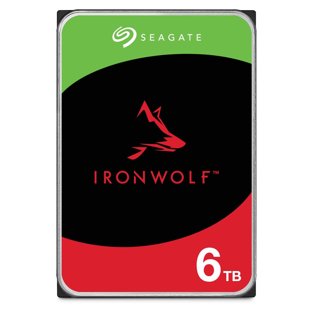 SEAGATE SEAGATE IRONWOLF 6TB NAS 3.5IN 6GB/S SATA 256MB 5678196