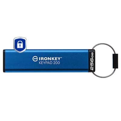 KINGSTON KINGSTON 256GB IronKey Keypad200 AES-256 FIPS Lvl 5931862