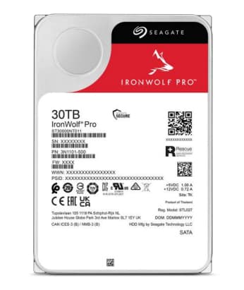 SEAGATE SEAGATE IRONWOLF PRO 30TB HDD 30TB 6598219