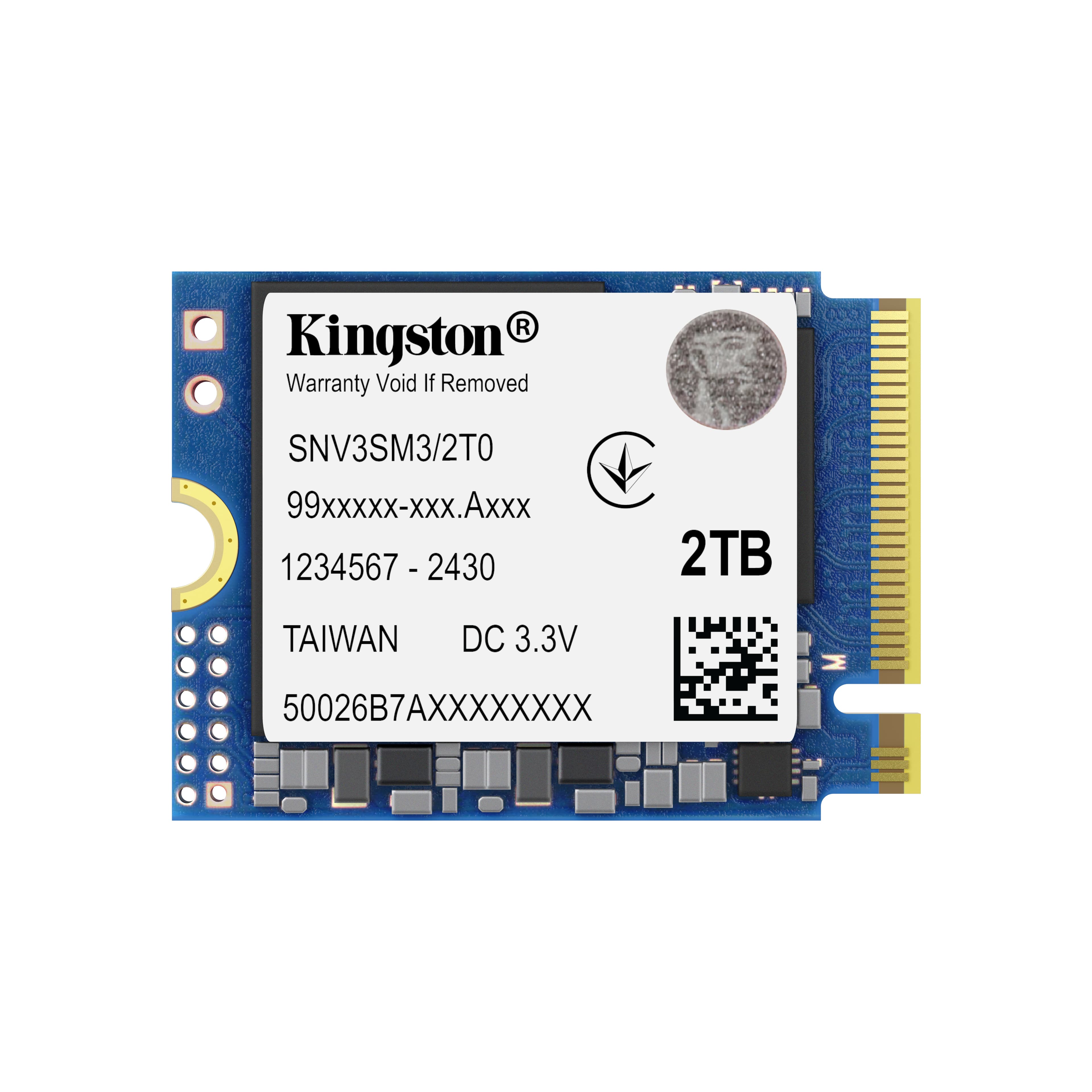 KINGSTON KINGSTON 2000G NV3 M.2 2230 PCIe 4.0 NVMe SSD 6628359