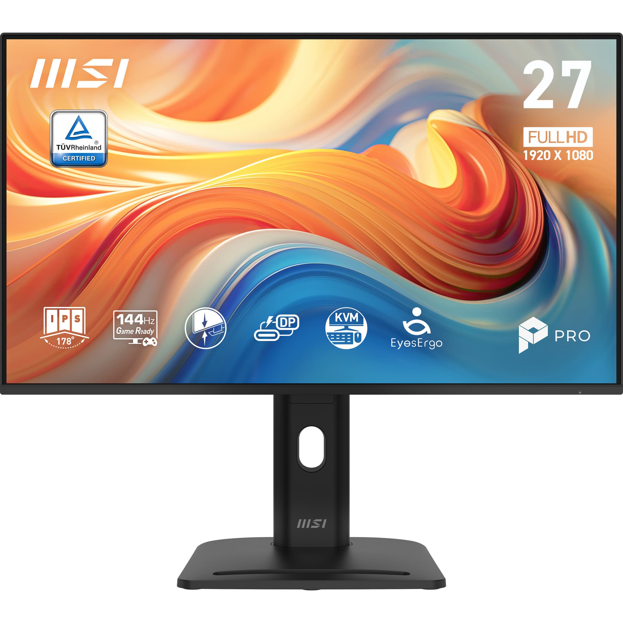 MSI MSI BLACK 27in/IPS/FHD/144HZ/USB-C HUB 4Y 6758891