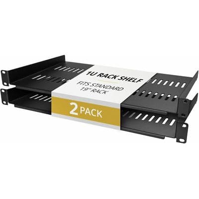 StarTech.com 2-Pack 1U Server Vented Rack Shelf/Tray 6839623