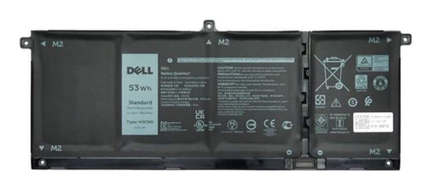 Dell DELL 4 Cell Battery, 53Wh, Li-ion, Type H5CKD TXD03