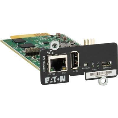 Eaton EATON Gigabit Network Card Provide Warnings of Pending NETWORK-M3
