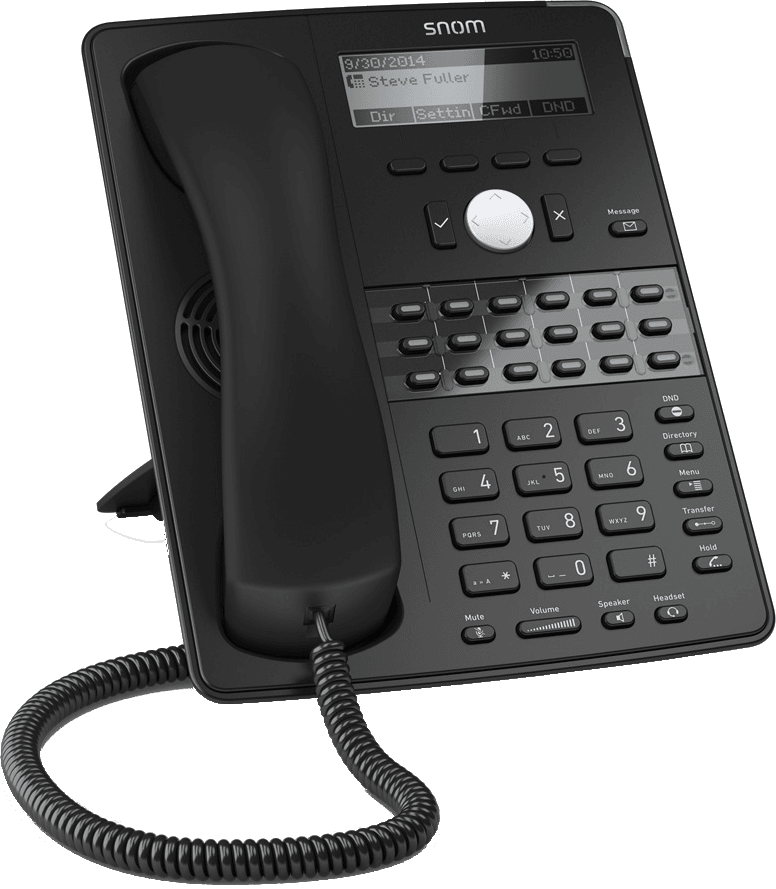 snom D725 IP Phone Gigabit 12-line Colour 358879