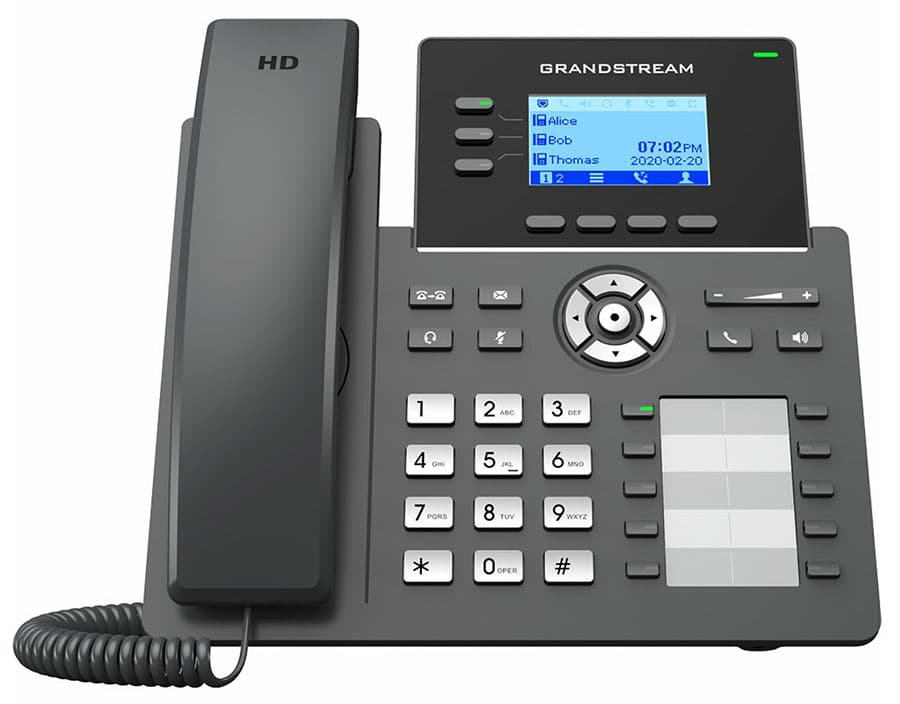 Grandstream Networks GRP2604 IP Phone 2.98"" LCD Screen 3-line # 383074