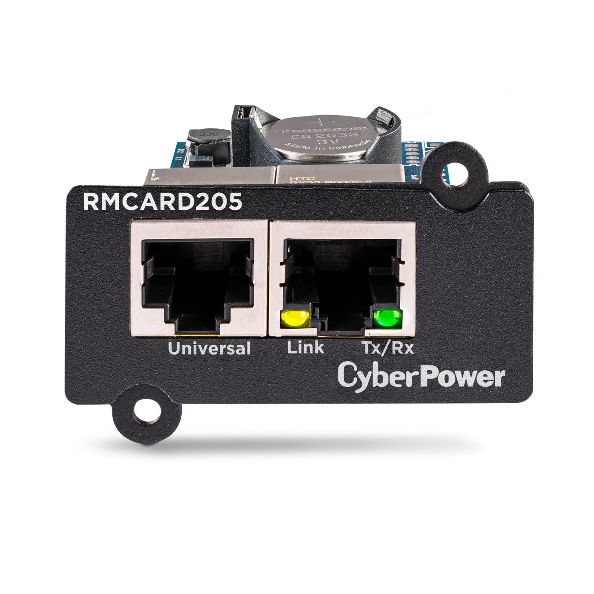 CyberPower Systems SNMP card to suit Professional UPS- On-Line UPS-3-Phase UPS- ePDU- ATS- includes ENVIROSENSOR port 387577