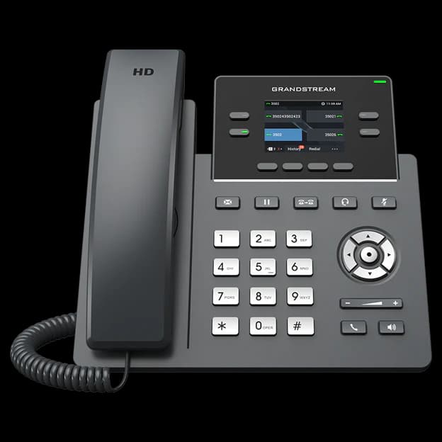 Grandstream Networks GRP2612G HD IP Phone 2.4"" Colour Screen 4-line Gigabit 395296