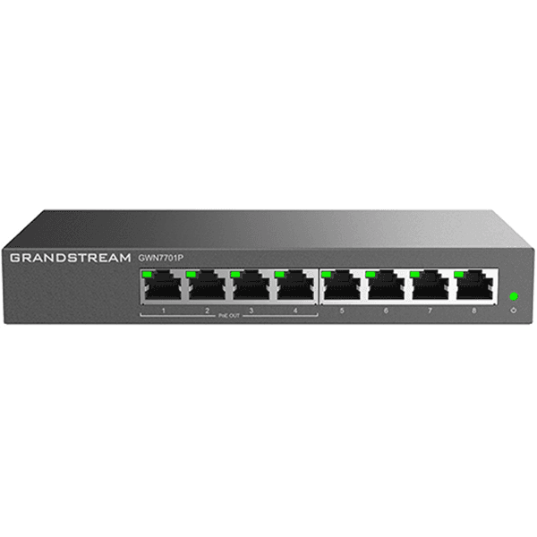 Grandstream Networks GWN7701P  Unmanaged Network Switch 8-port 4x PoE # 402557