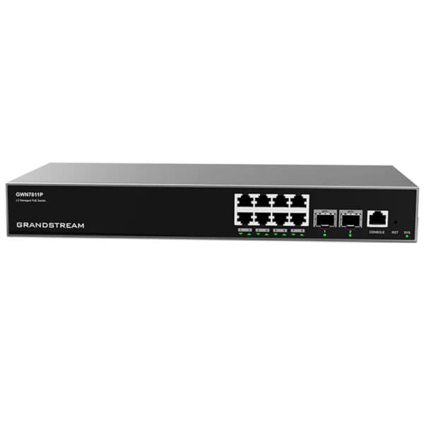 Grandstream Networks GWN7811P Layer 3 Managed Network Switch 8-port PoE 473951