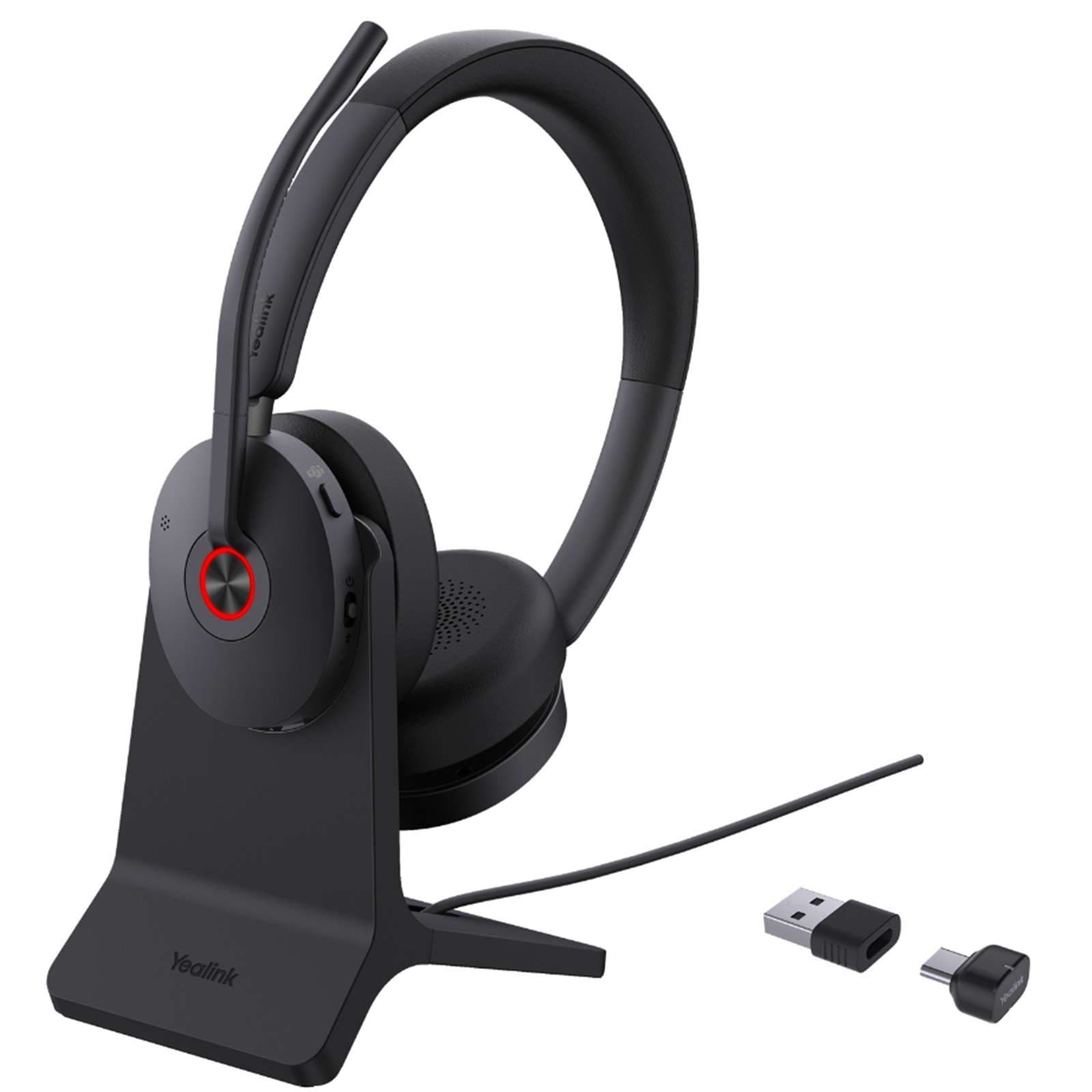 Yealink BH74 MS Teams Dual Headset with Charging Stand Black USB-C/A-NFR # 491795