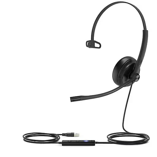 Yealink UH34 Wired Headset USB Mono Teams Certified 493921