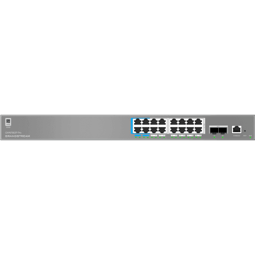 Grandstream Networks GWN7802P Pro Enterprise Layer 2+ Managed 16-Port 250 Watt PoE++ Switch with 2 x SFP+ 508242