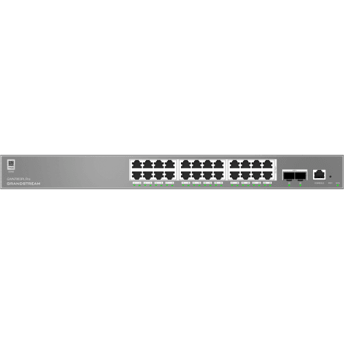 Grandstream Networks GWN7803PL Enterprise Layer 2+ Managed 24-Port 250 Watt PoE+ Switch with 2 x SFP+ 508244