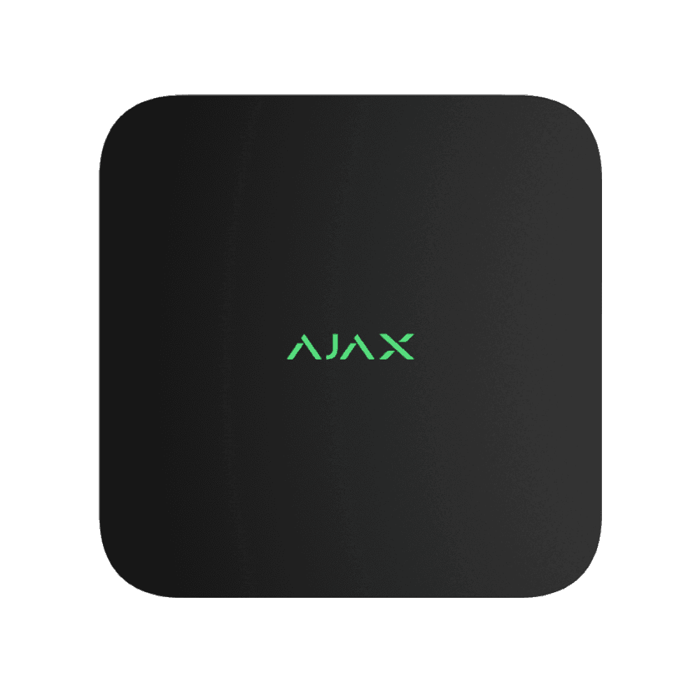 Ajax Black - Ajax NVR (8ch) 9AU. No PoE (4TB) 80217 NVR (8ch) - 4TB