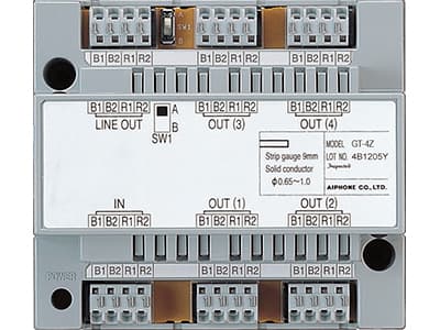 Aiphone Aiphone 4 Tenant Video & Power Distribution Adaptor GT-4ZP