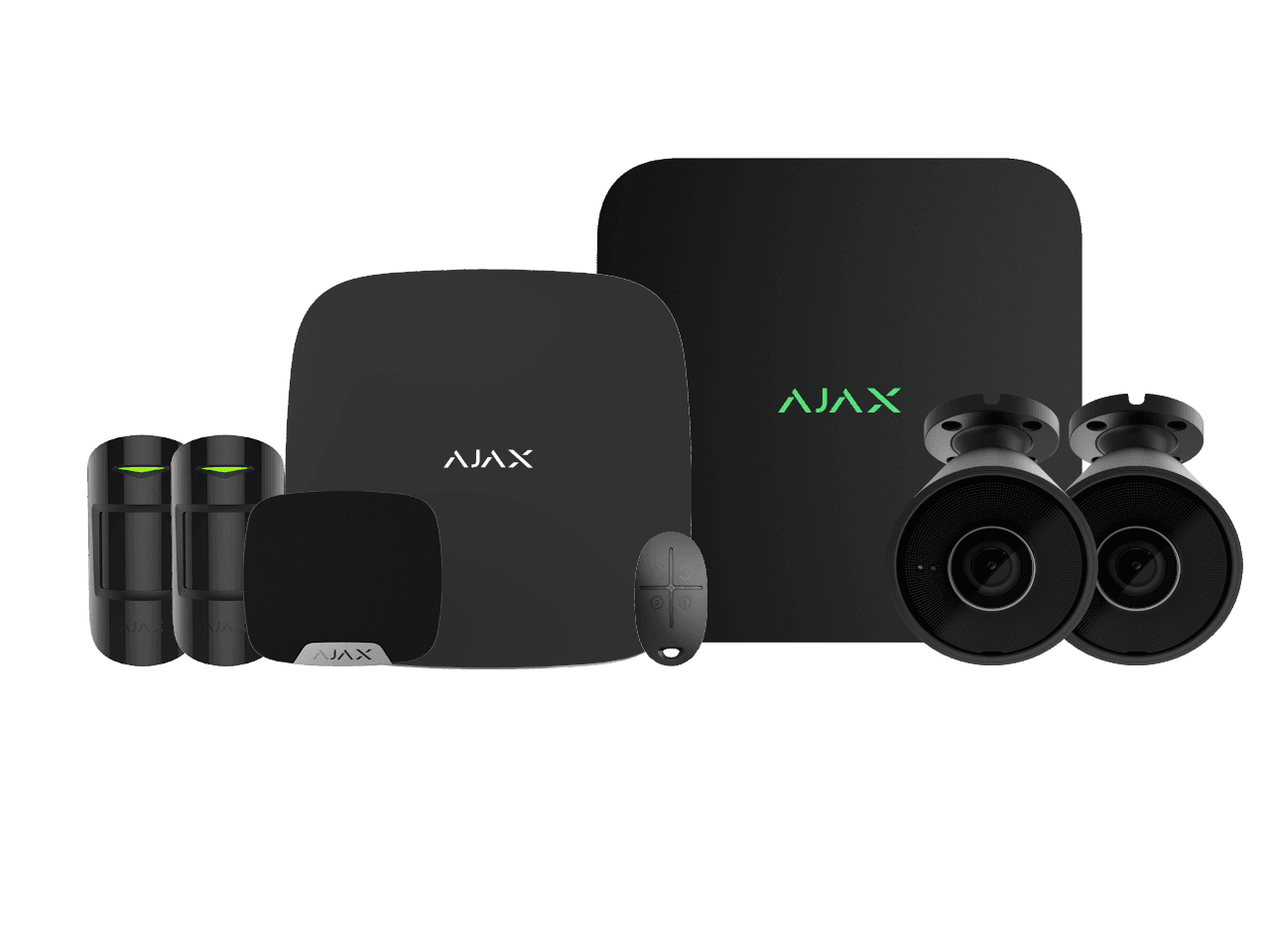 Ajax Ajax Motion 8MP Bullet Camera Kit 3 (Black 4TB) Ajax Motion 8MP Bullet Camera Kit 3-BLACK-4TB