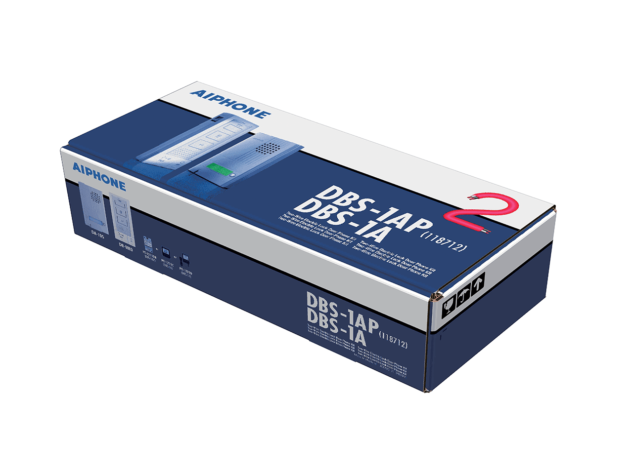 Aiphone DB Series 1 Door 1 Master Kit (Kit contains: DA1DS DB1MD 16VAC1500/5) DBS-1AK