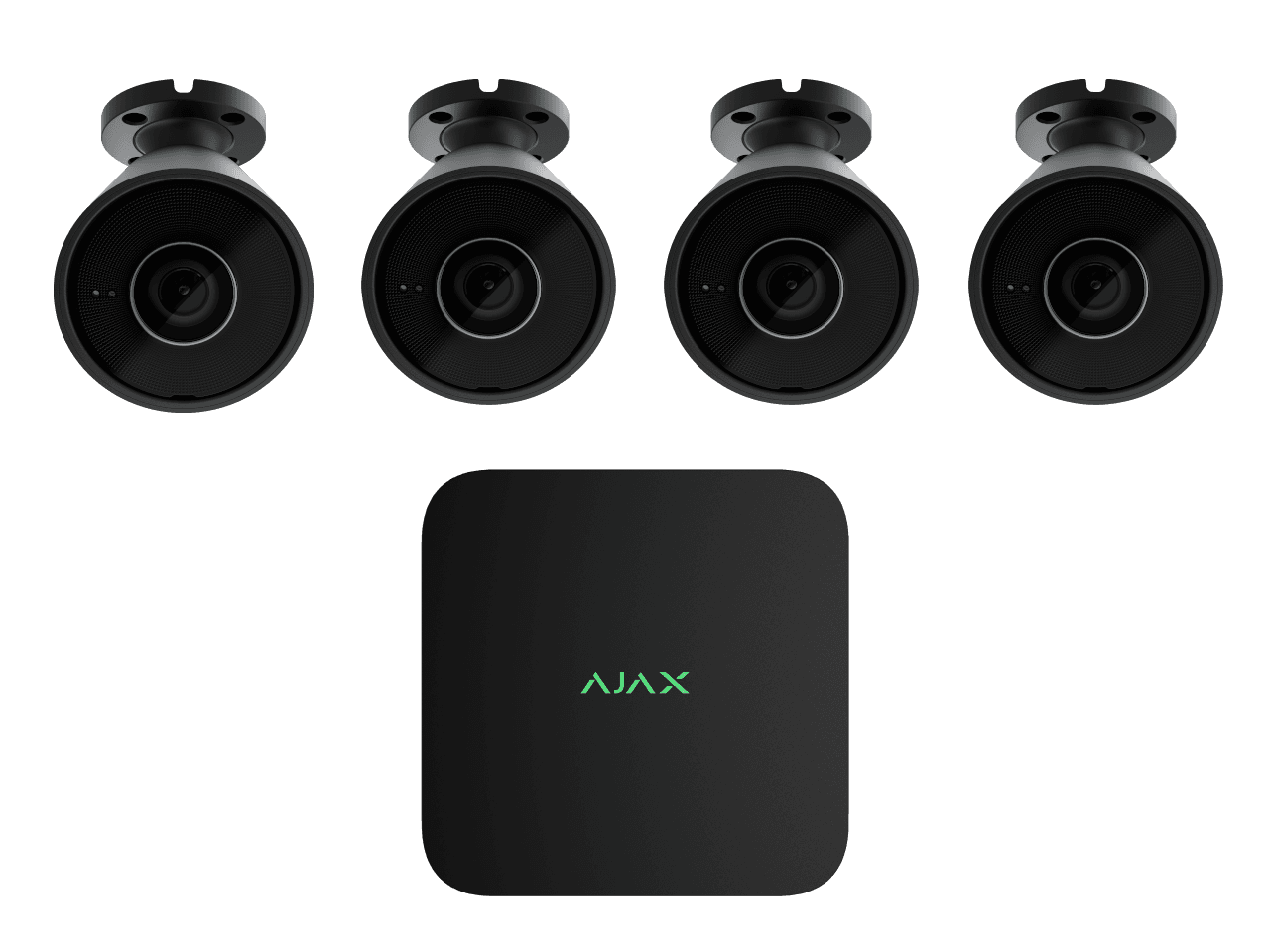 Ajax 4 x 8mp BulletCam - 16 Channel Ajax Kit (Black 6TB) 4 x 8mp BulletCam - 16 Channel Ajax Kit-BLACK-6TB