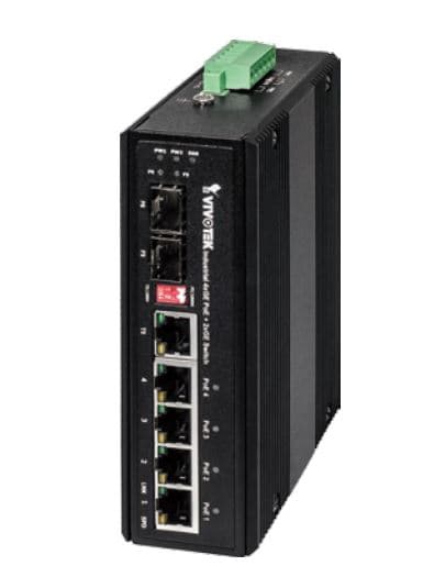 Vivotek Vivotek Industrial 4XGE POE+2XGE SWITCH AW-IHT-0601