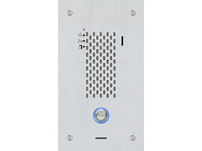 Aiphone SIP Compatible Flush Mounted IP Door Station Vandal Resistant Stainless Steel Cover IX-SSA