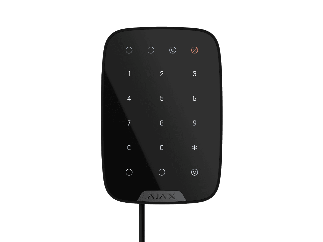 Ajax Wired Touch Keypad WHITE 44401 Keypad Fibra WHITE