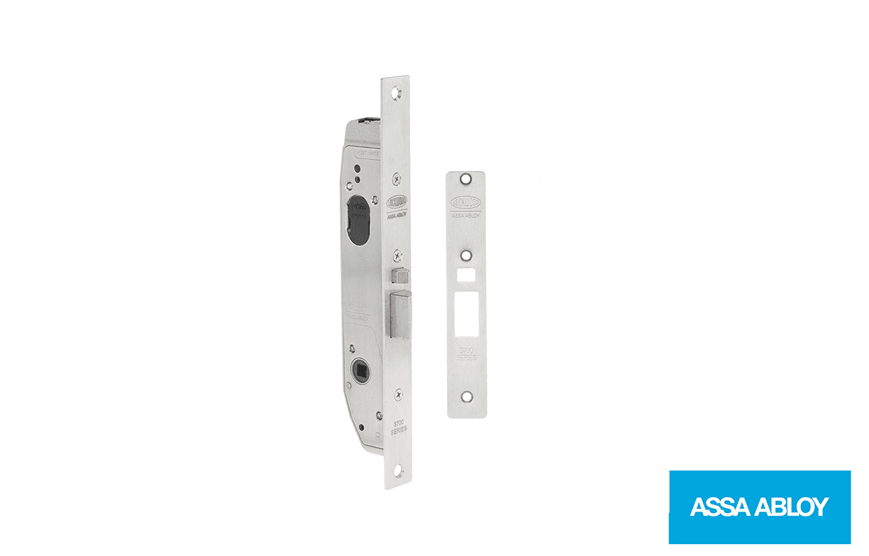 ASSA ABLOY Lockwood 6782ELNZSS 38mm Backset No Cylinder Monitored - Premium 6782ELNZSS