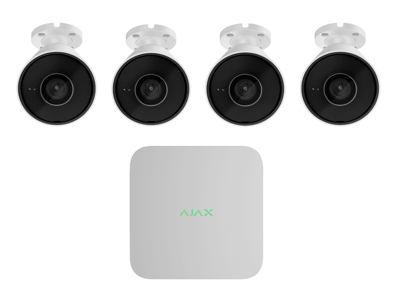 Ajax 4 x 5mp BulletCam – 8 Channel Ajax Kit (1TB 4.0mm) 4 x 5mp BulletCam – 8 Channel Ajax Kit-1TB-4.0MM